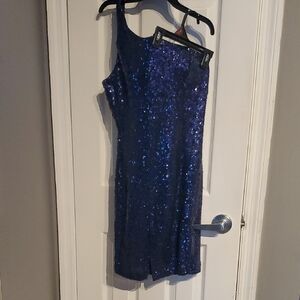 honey and rosie one shoulder dress Honey and Rosie One Shoulder Ruffle Ruched Side Slit Long Dress at CoolSprings Galleria in Franklin, TN